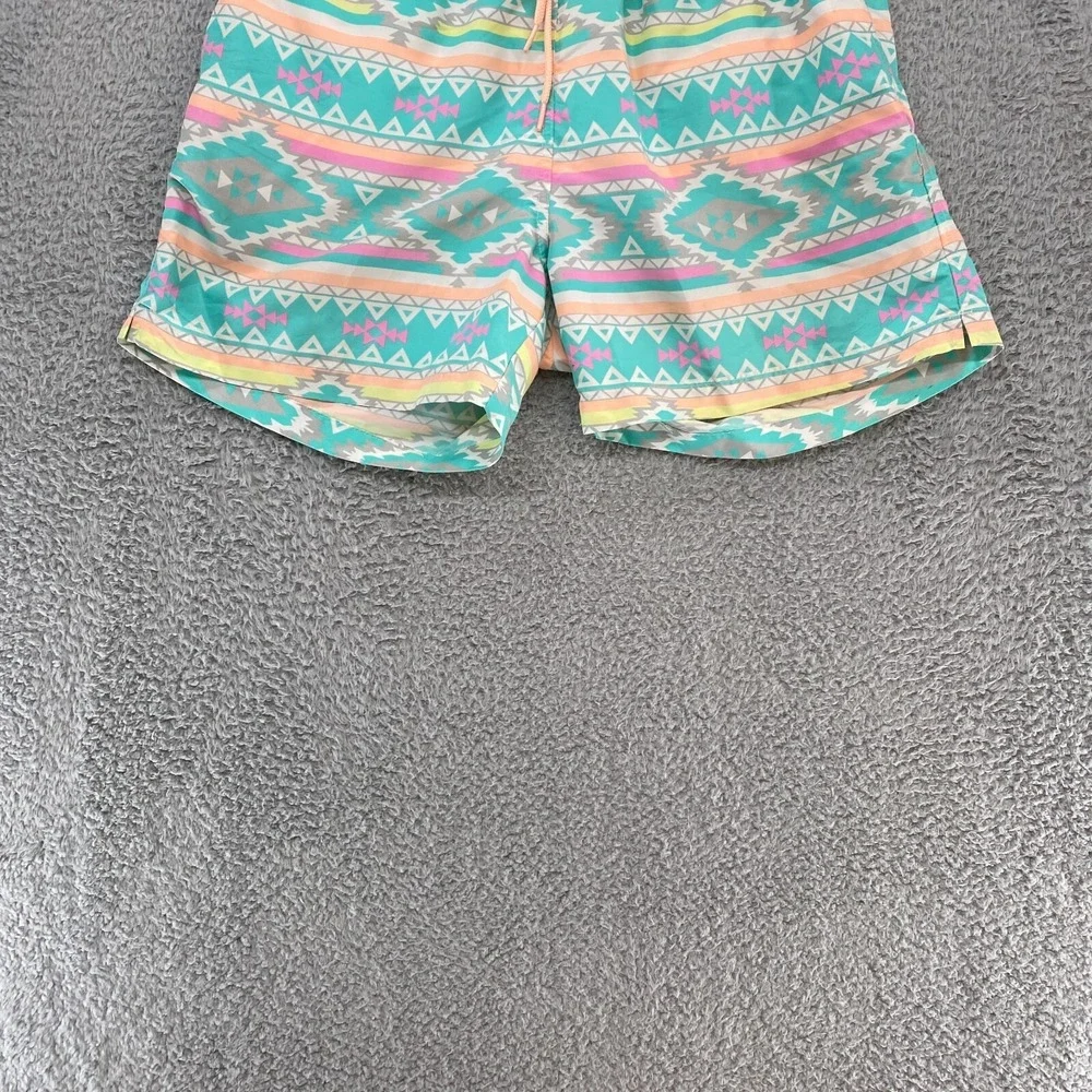 Chubbies Swim Trunks Mens XL Aztec Neon Colorful Summer Beach Swim‎ Shorts USA